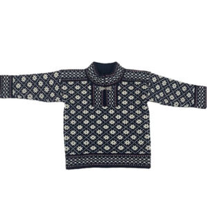 Birasi Kids 100% Wool Fair Isle Sweater